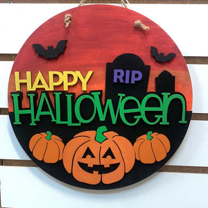 Happy Halloween RIP Sign - Northern Heart Designs