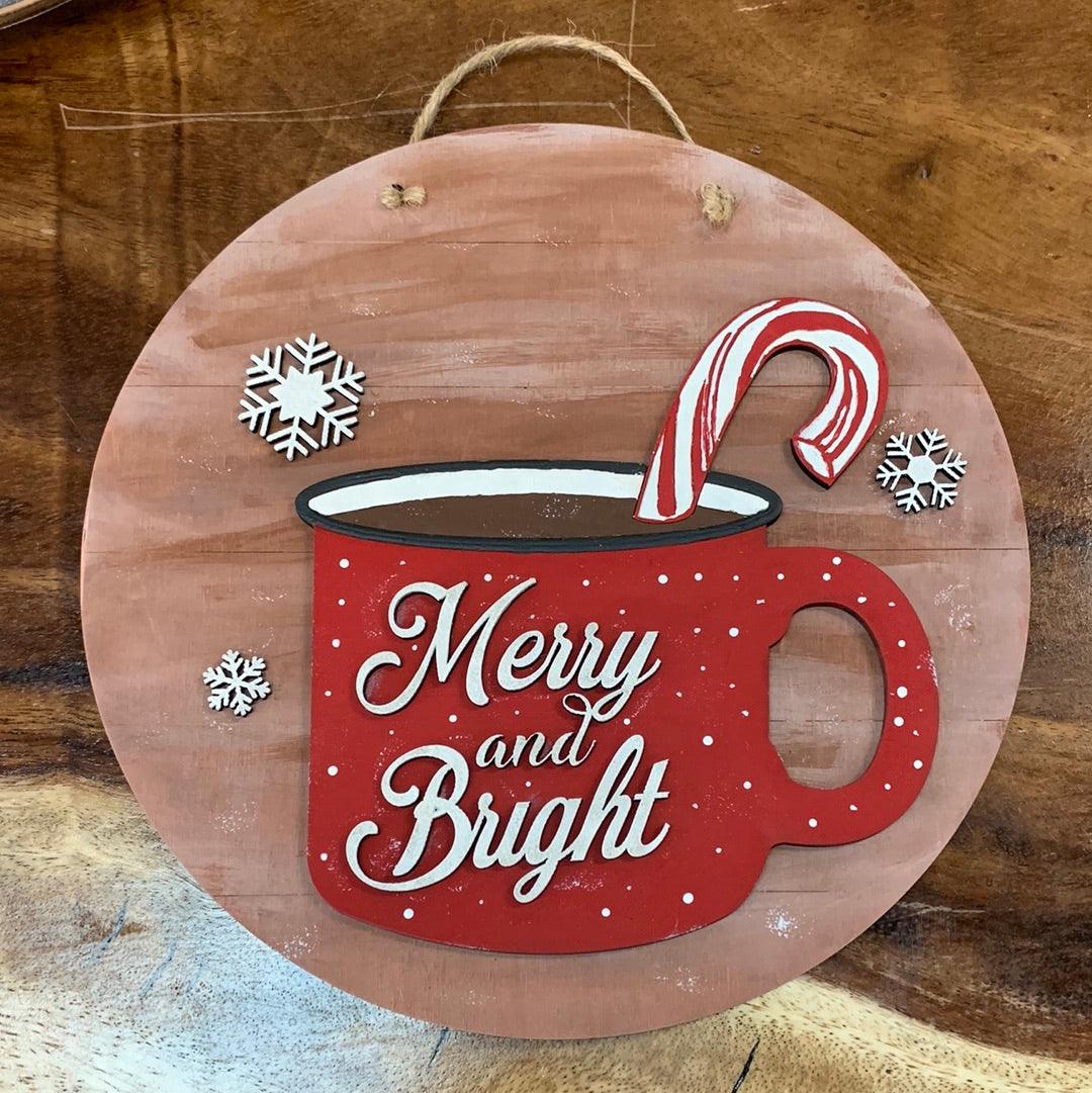 Merry and bright wall decor - Northern Heart Designs