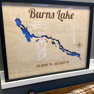 Lake Map's - Northern Hart Designs