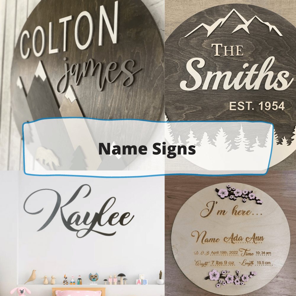 Name signs