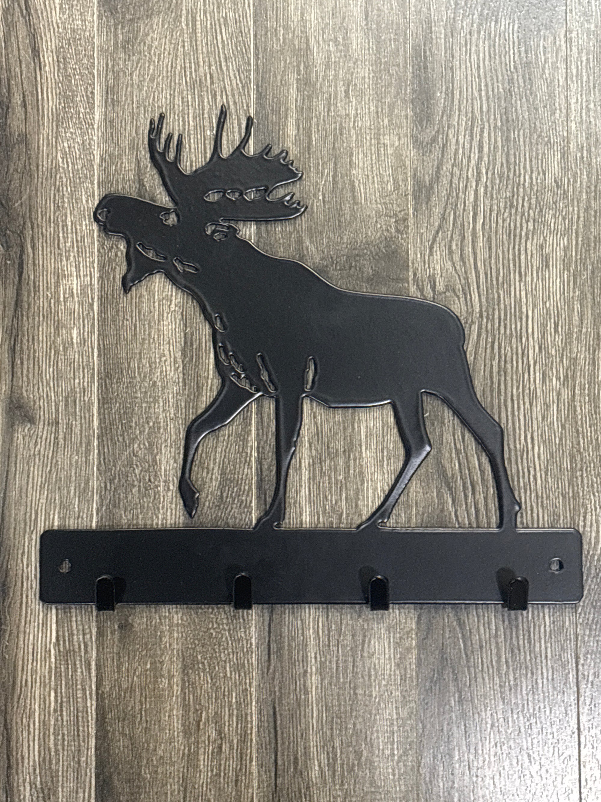 Steel Moose Key Hook
