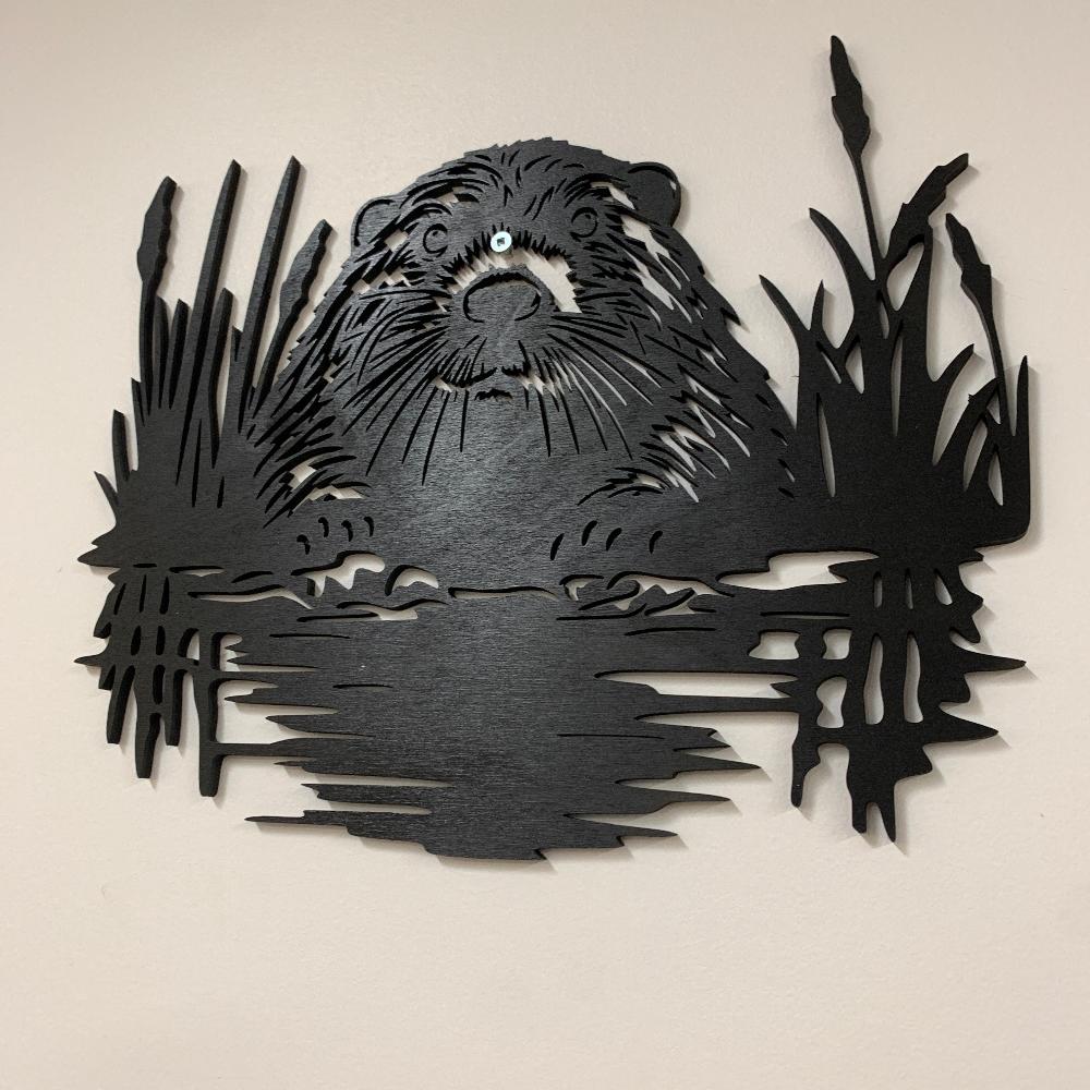 Beaver In Swamp Wall Decor