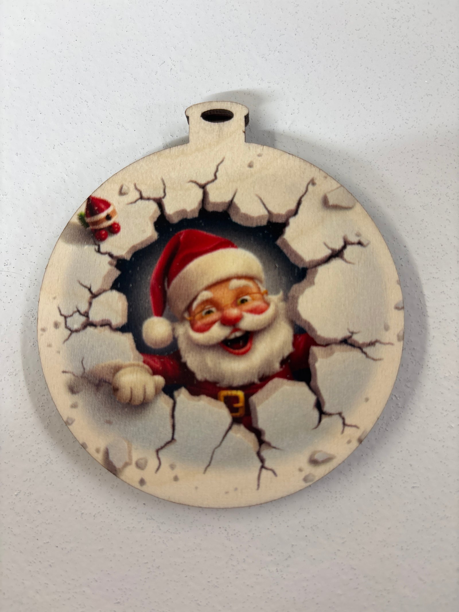 Santa BT Ornament
