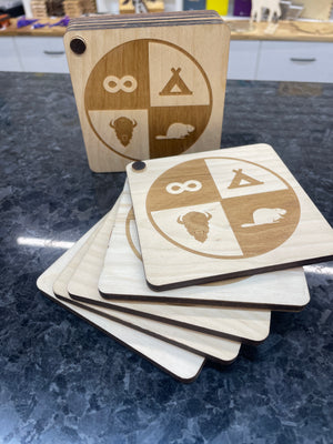 First Nations Coaster Set