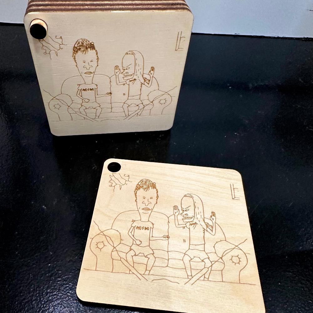 Beavis and Butthead Coaster Set