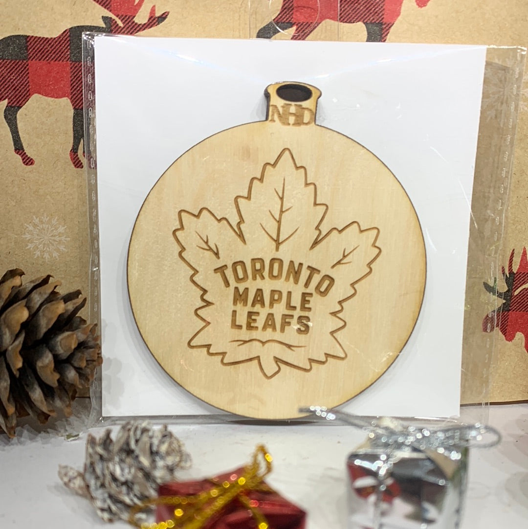 Toronto maple leafs ornament