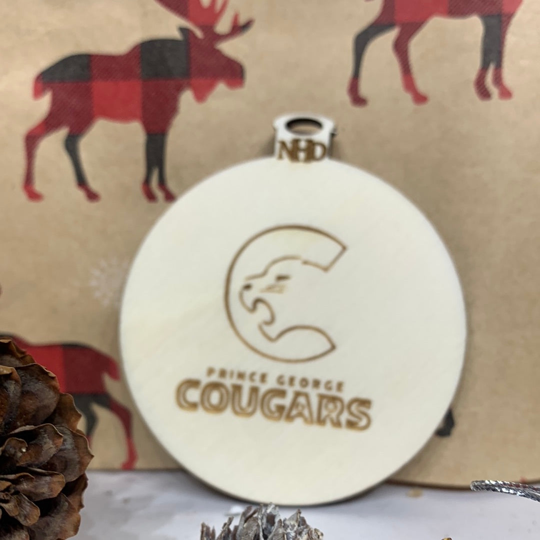 Prince George Cougars ornament