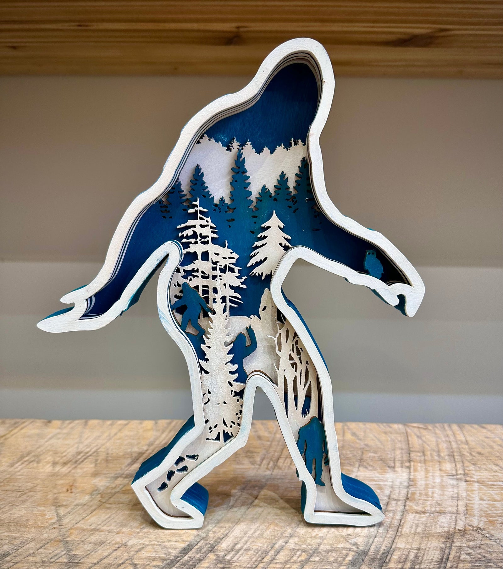 Sasquatch Multilayer Decor