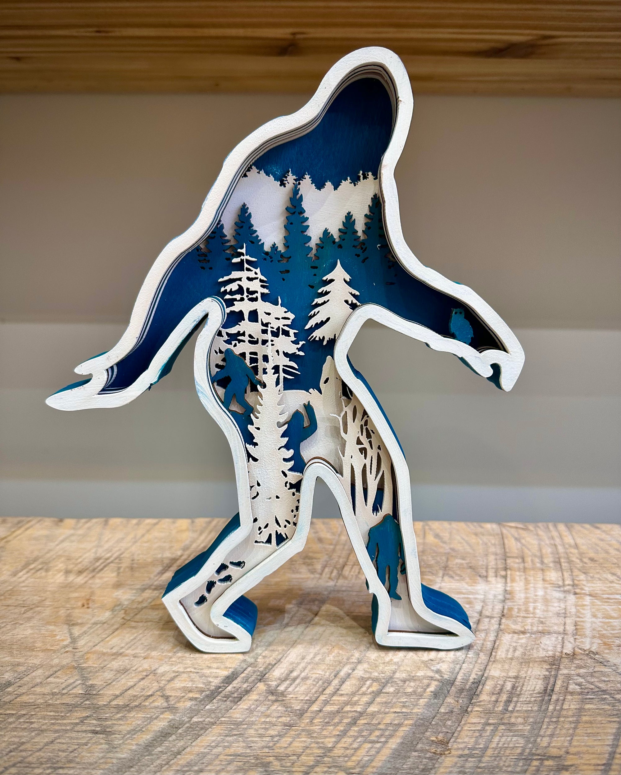 Sasquatch Multilayer Decor