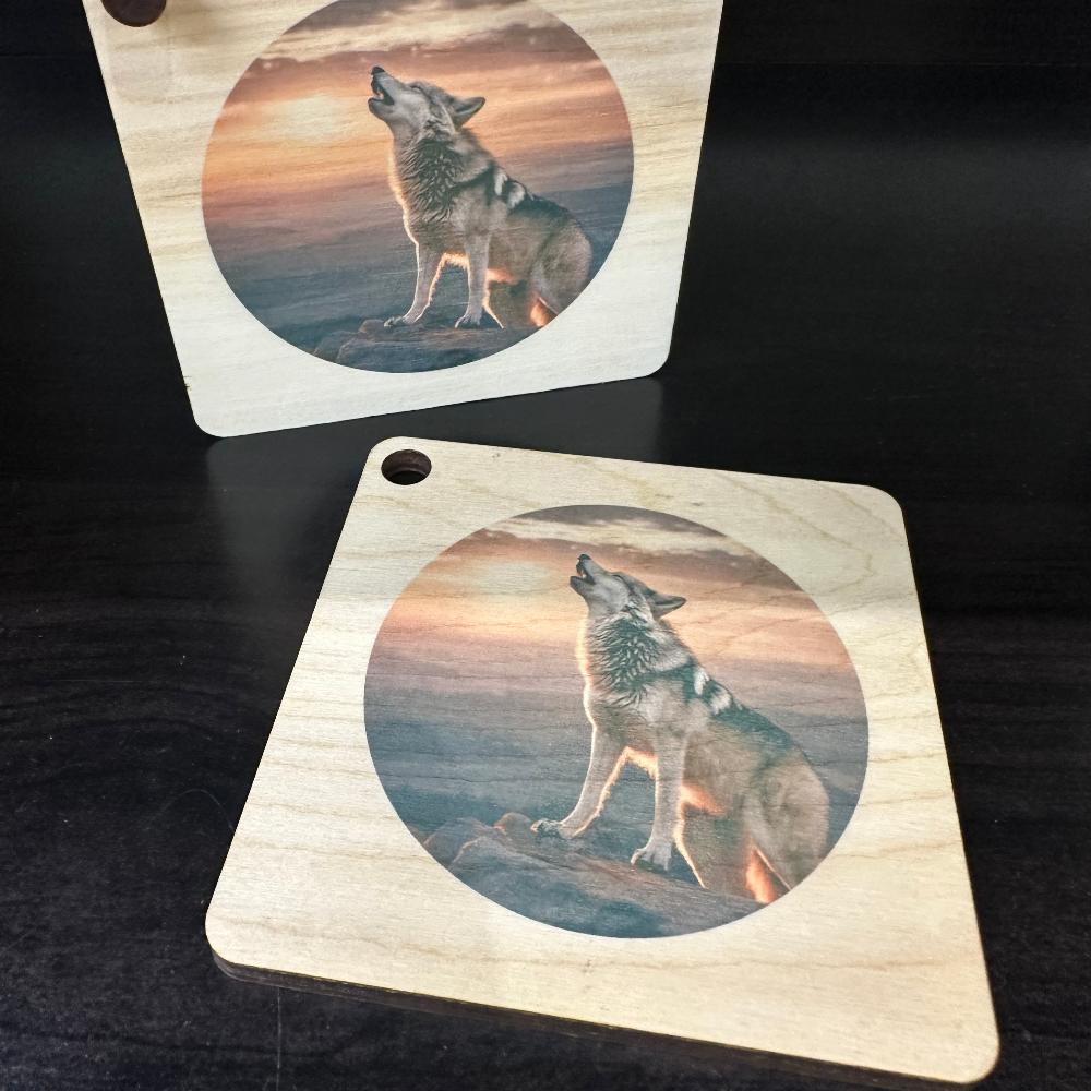 Wolf Coaster Set