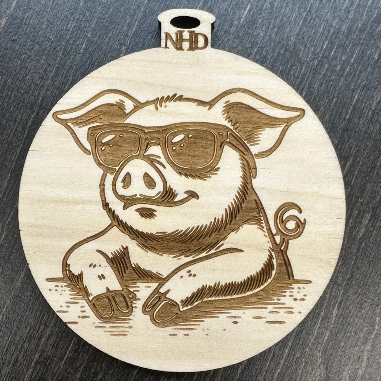 Pig in Shades Ornament