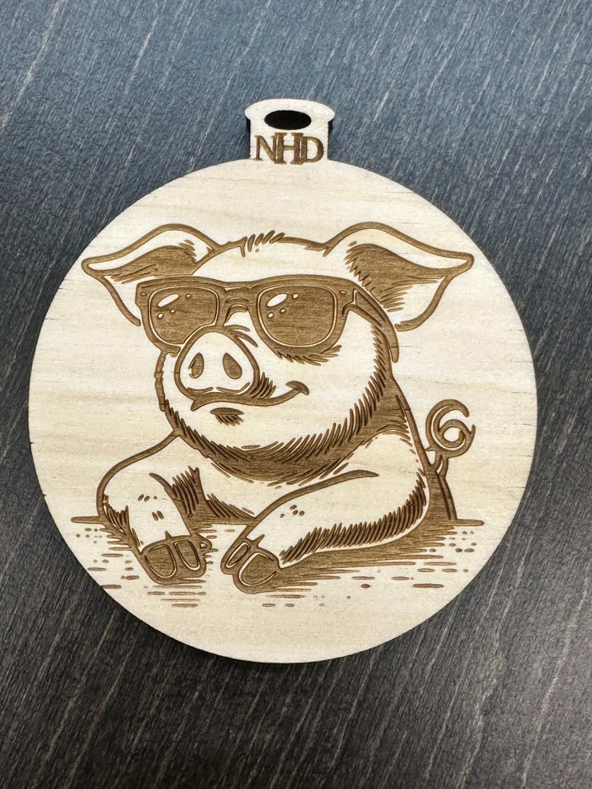 Pig in Shades Ornament