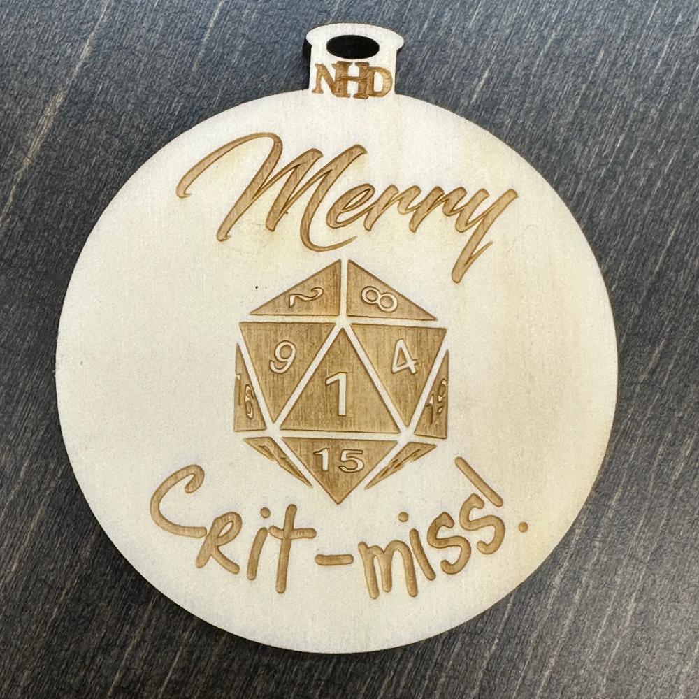 Christmas DND Ornament