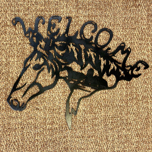 Horse Ranch Welcome Sign