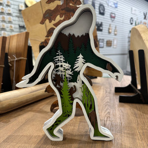 Sasquatch Multilayer Decor