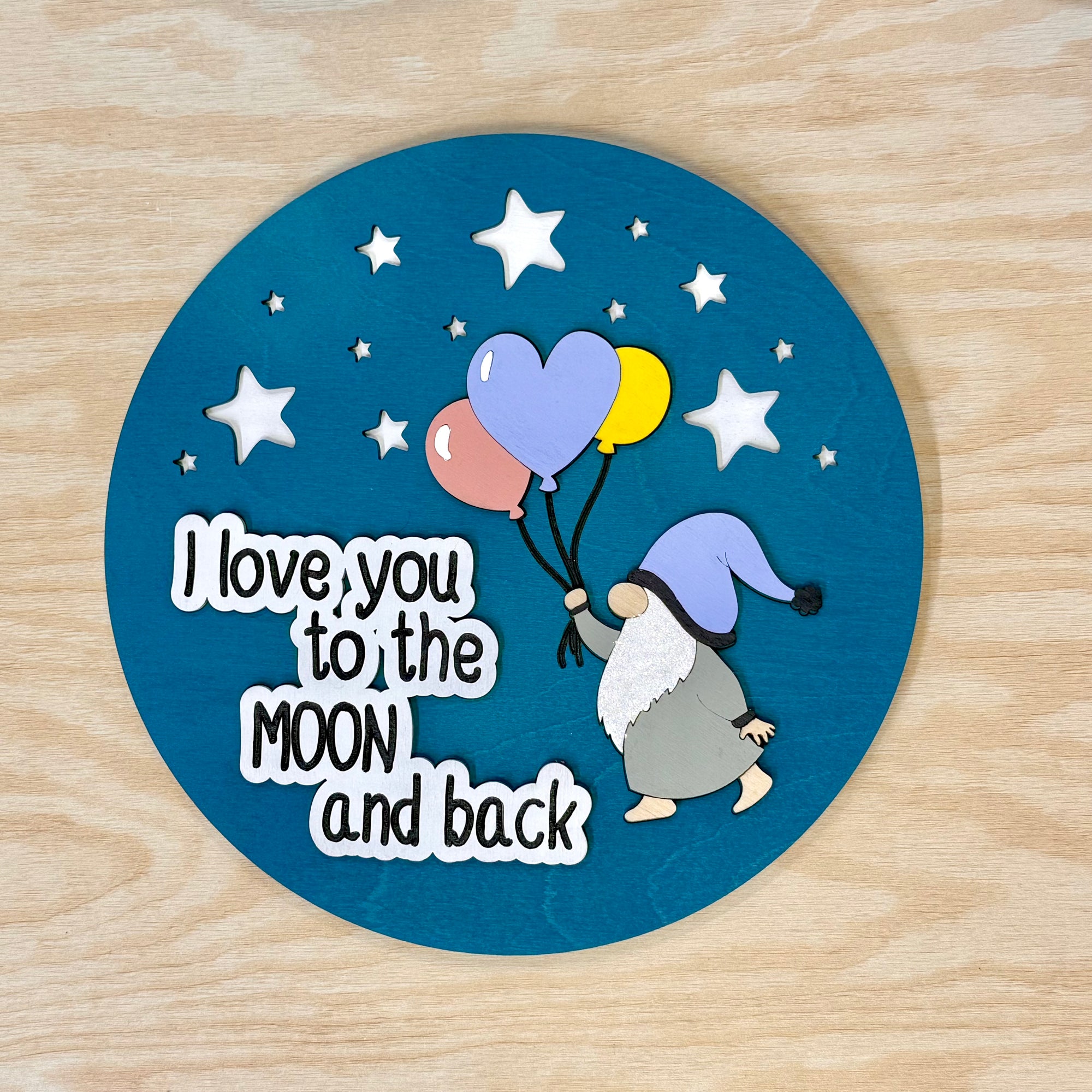 I Love You to the Moon and Back Gnome