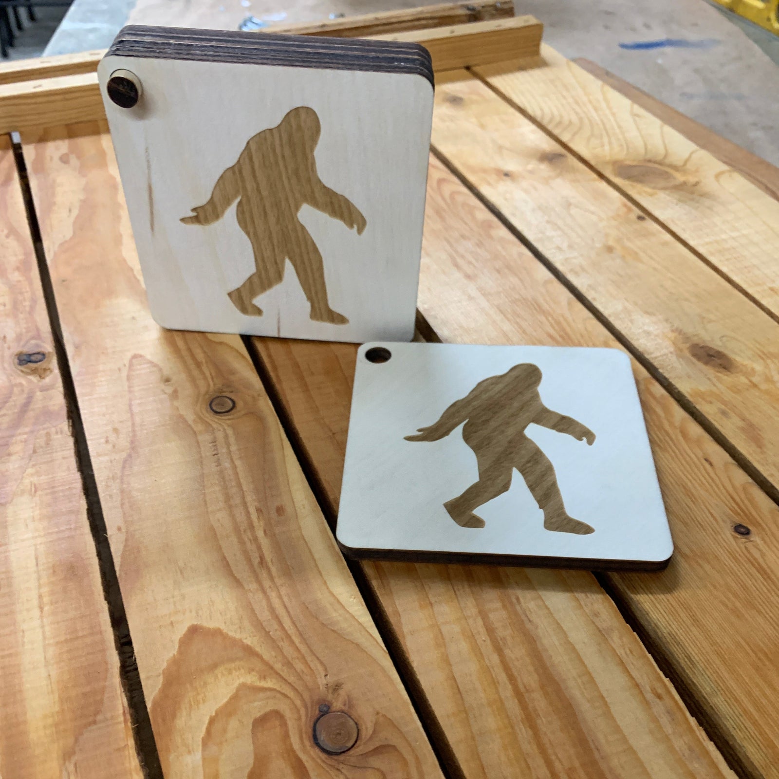 Sasquatch Coaster Set
