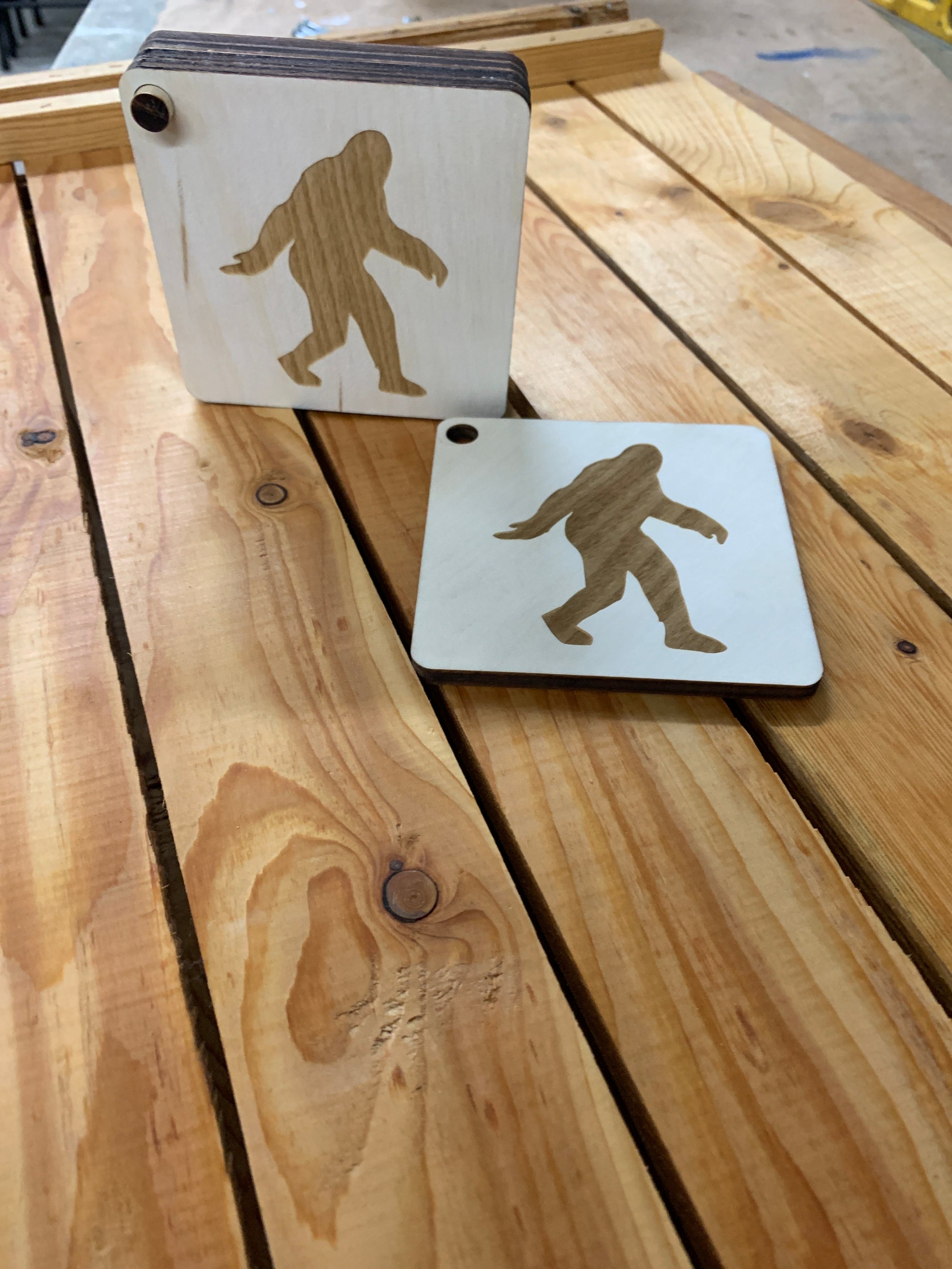 Sasquatch Coaster Set