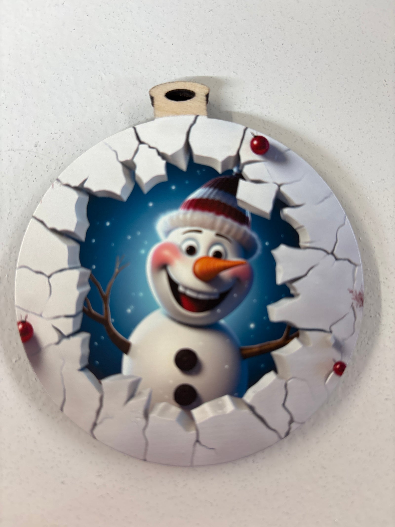 Snowman Breakthrough Ornament