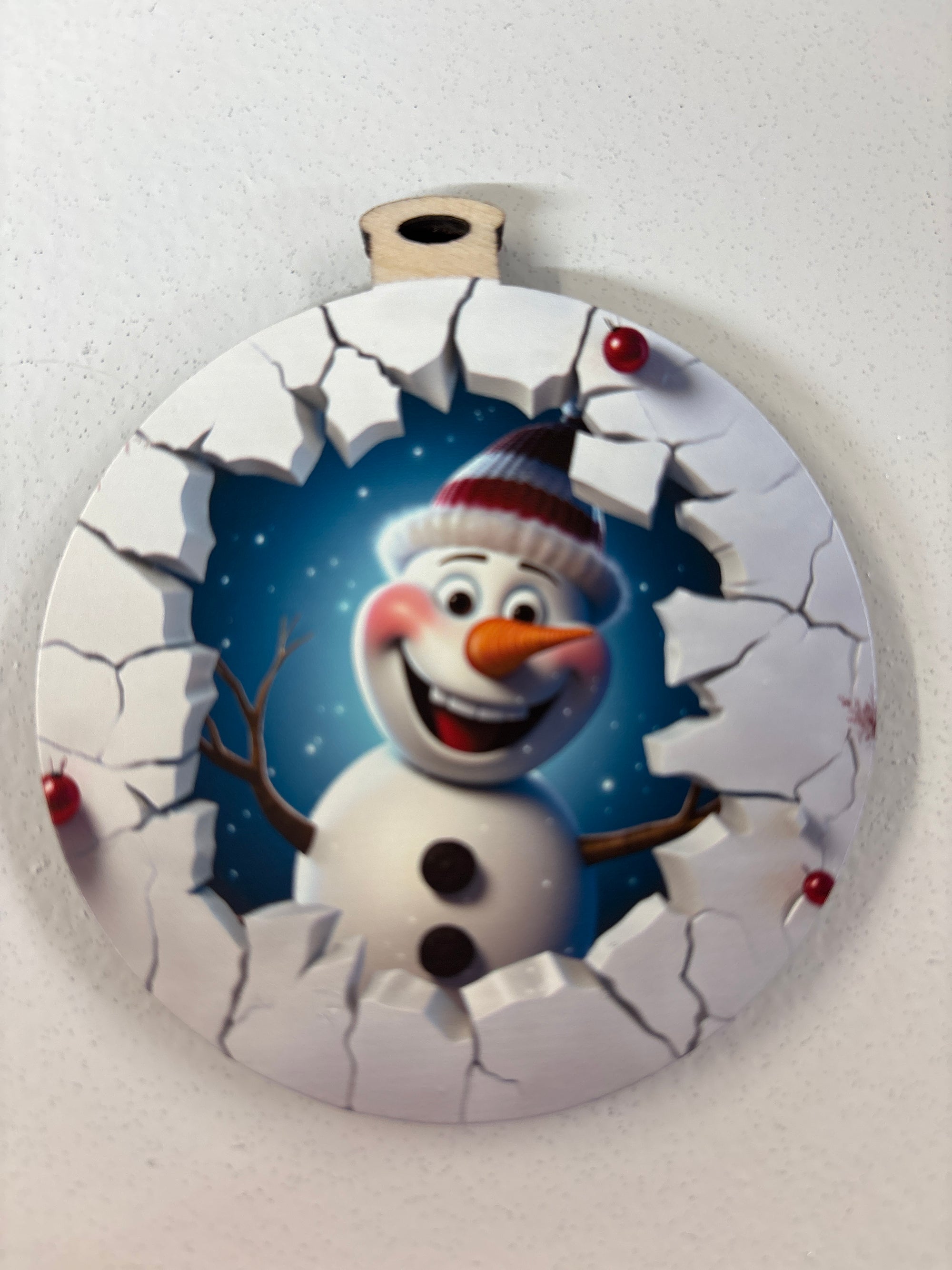 Snowman Breakthrough Ornament