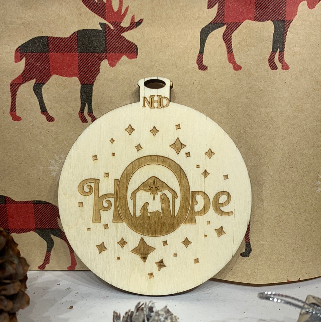 Hope Religious Ornament
