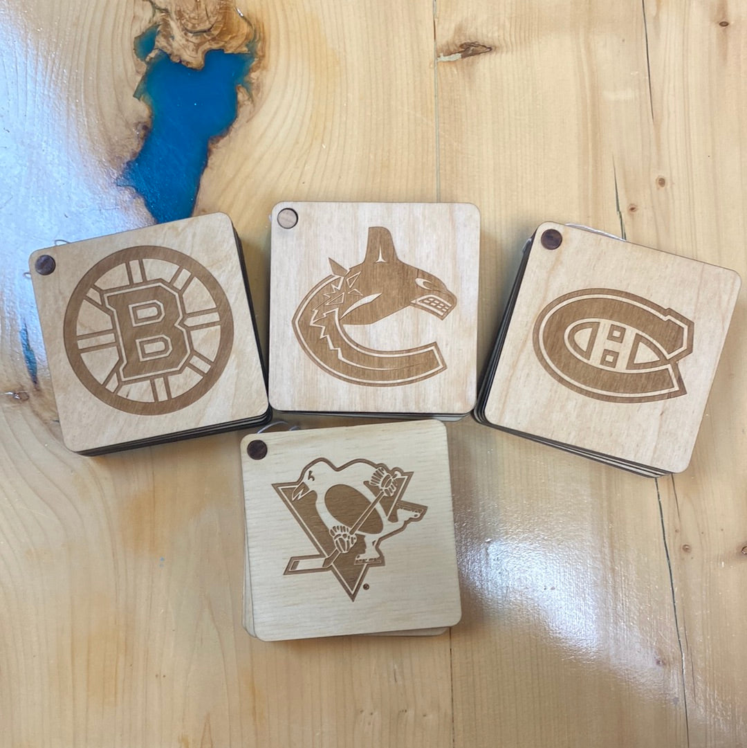 Hockey Team Coaster Sets