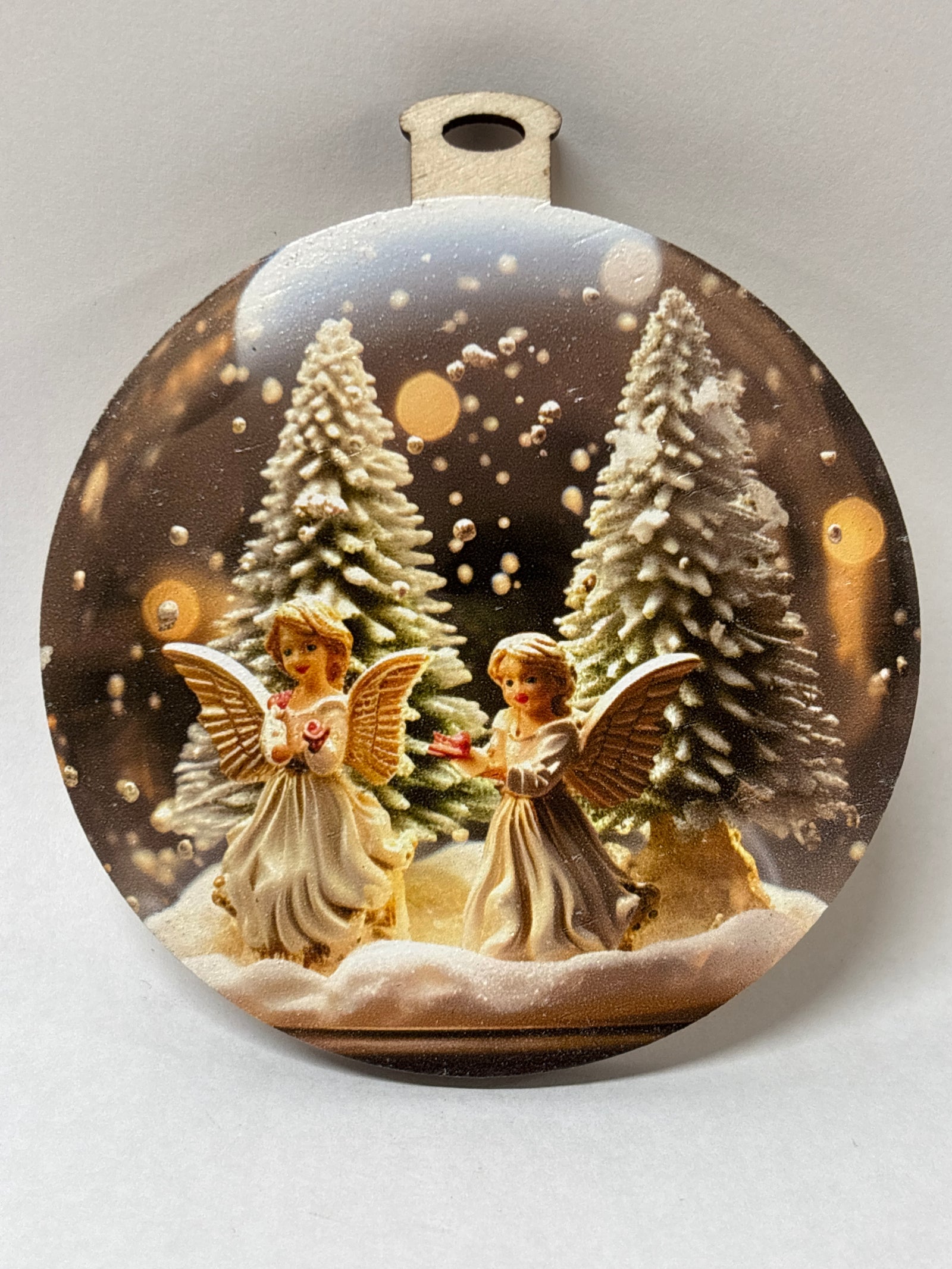 Two Angels SG Ornament