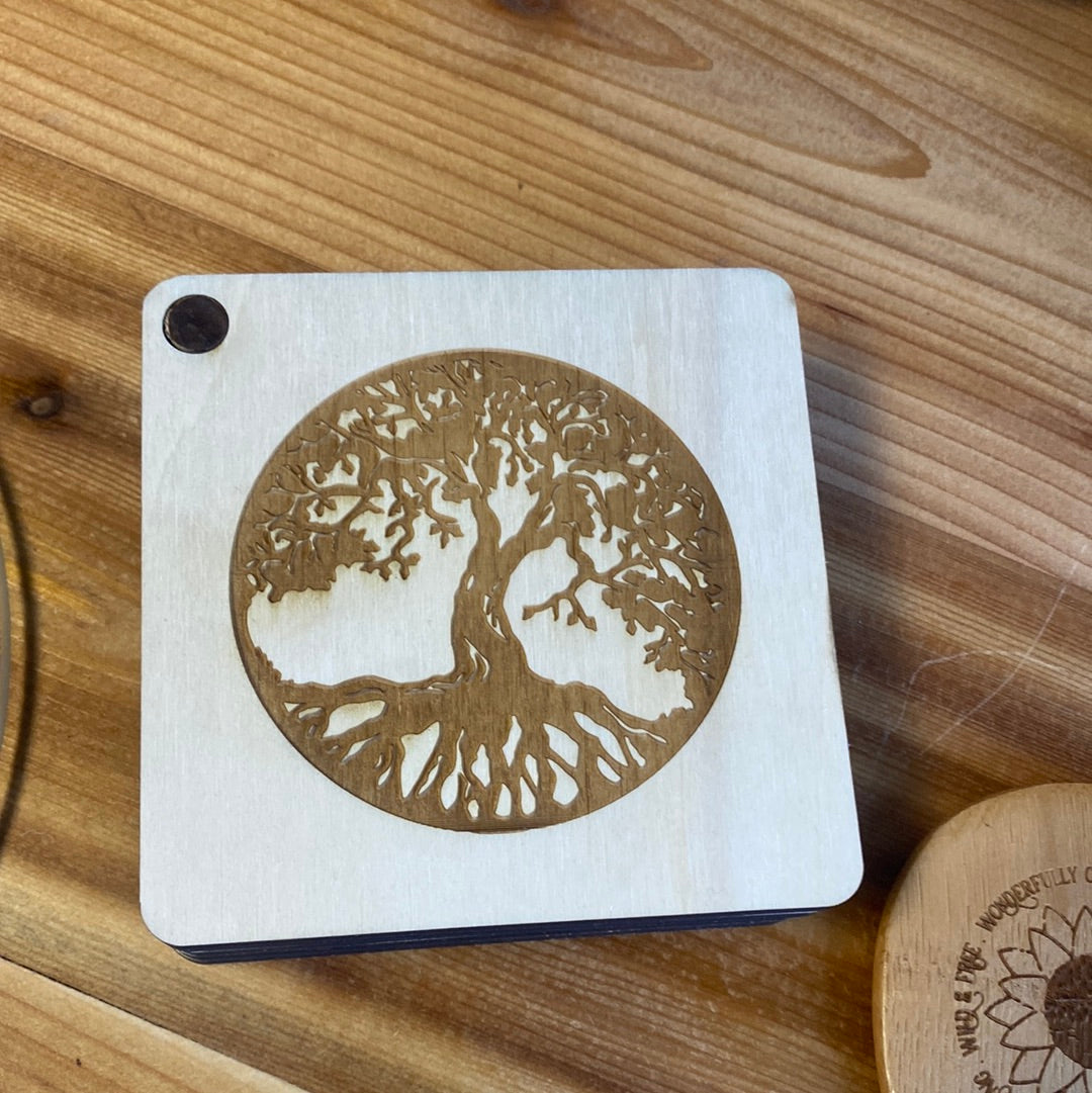 Tree of life coaster set