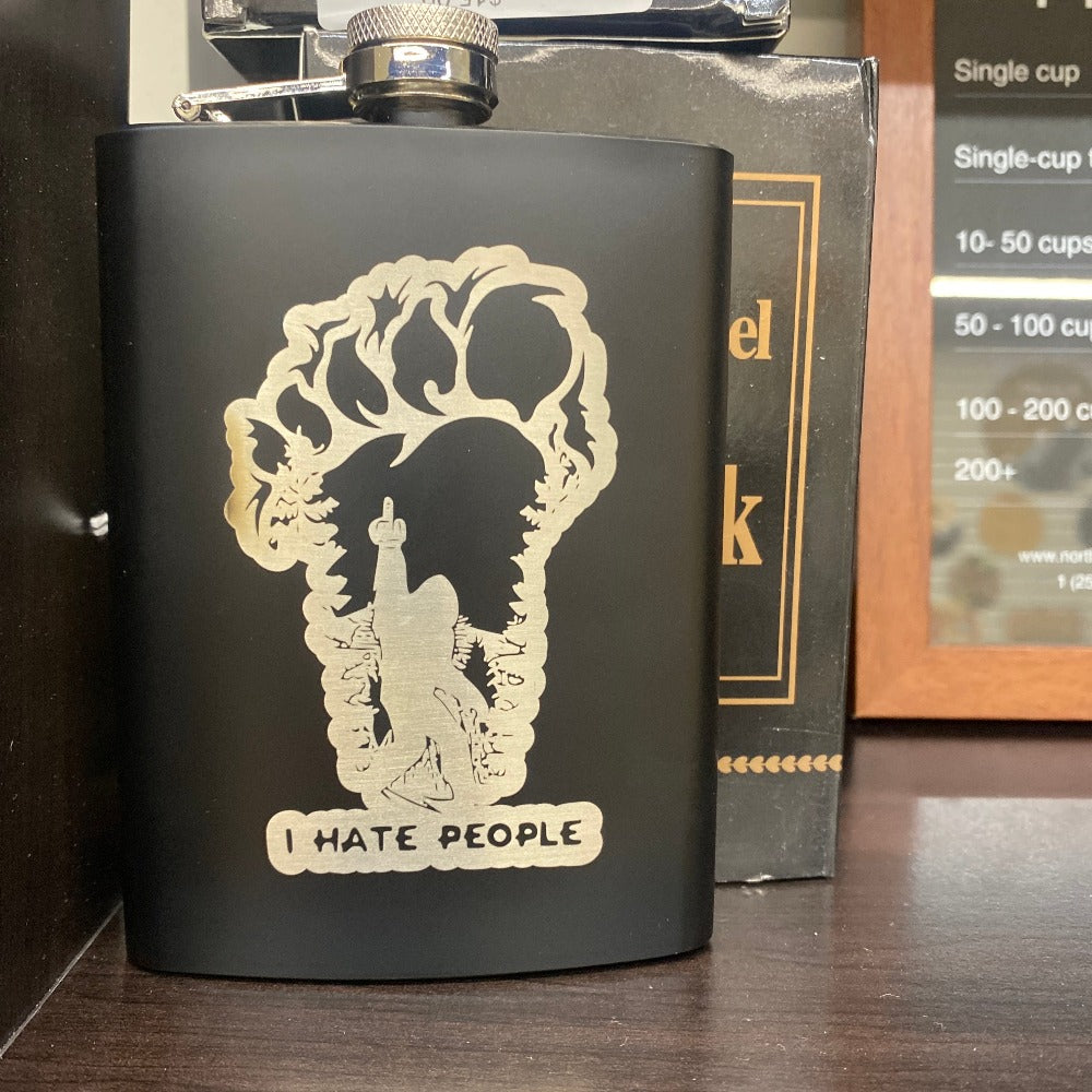 I hate people Flask