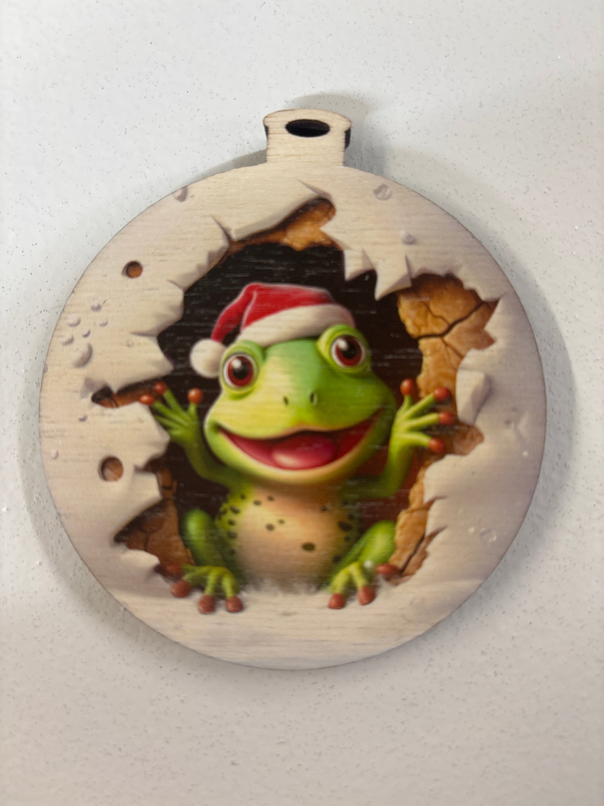Cute BT Frog Ornament
