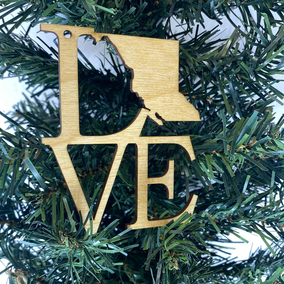 Love BC ornament
