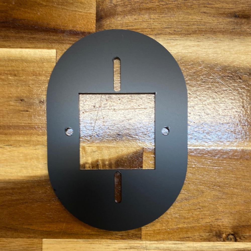 Backer plate for lock