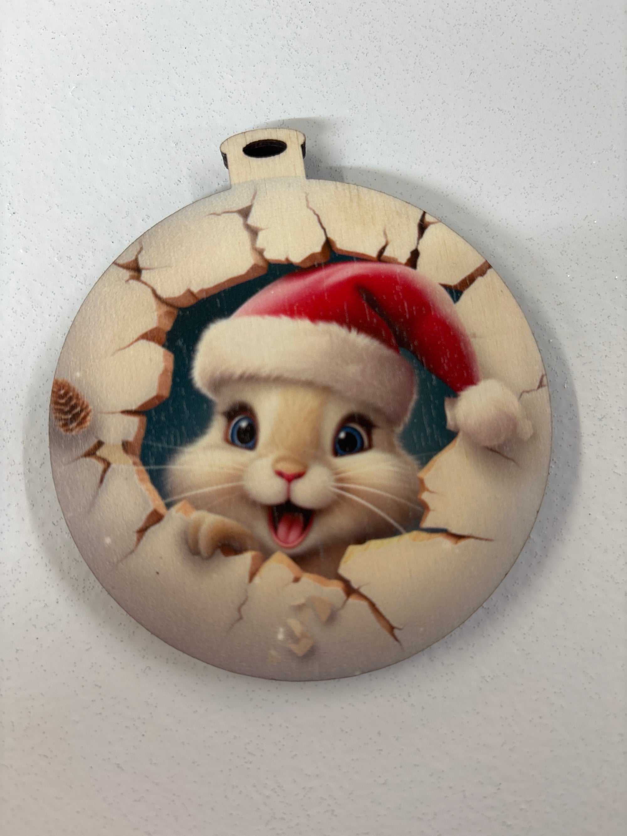 Cute Bunny BT Ornament