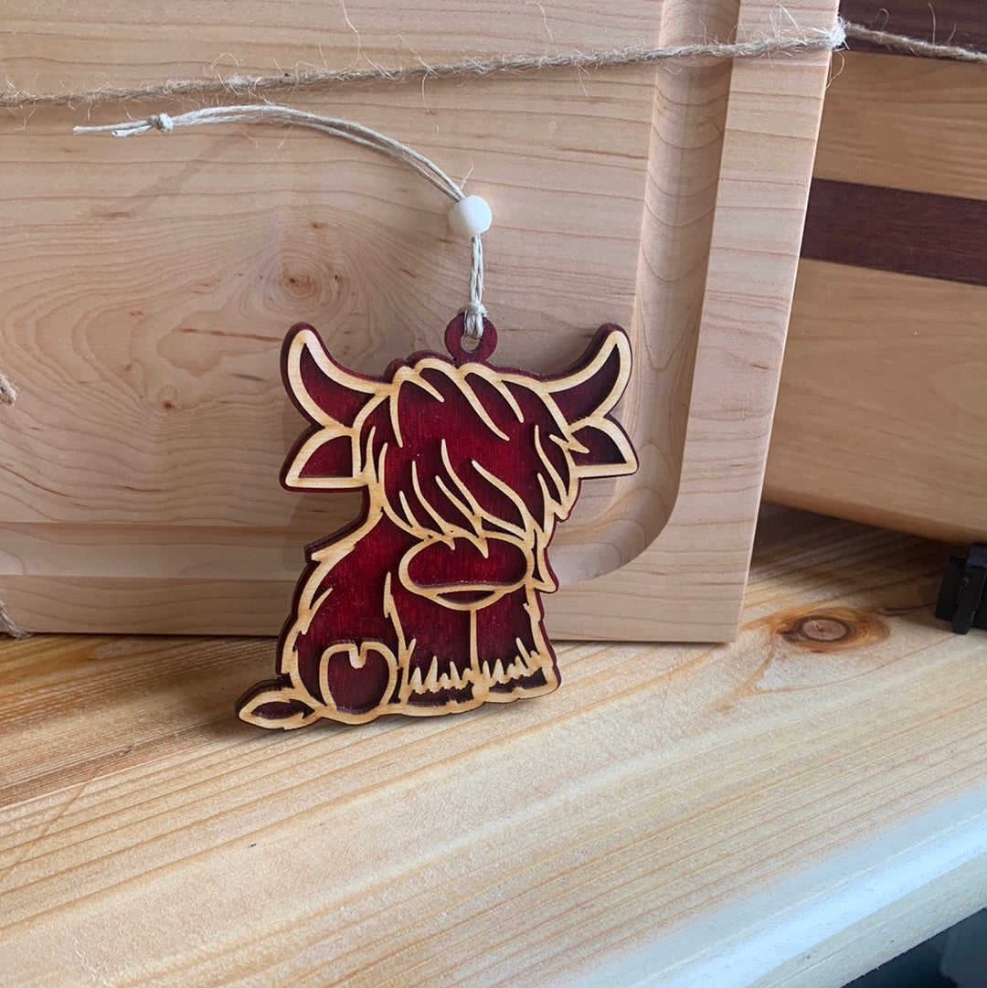 Highland Cow Ornament