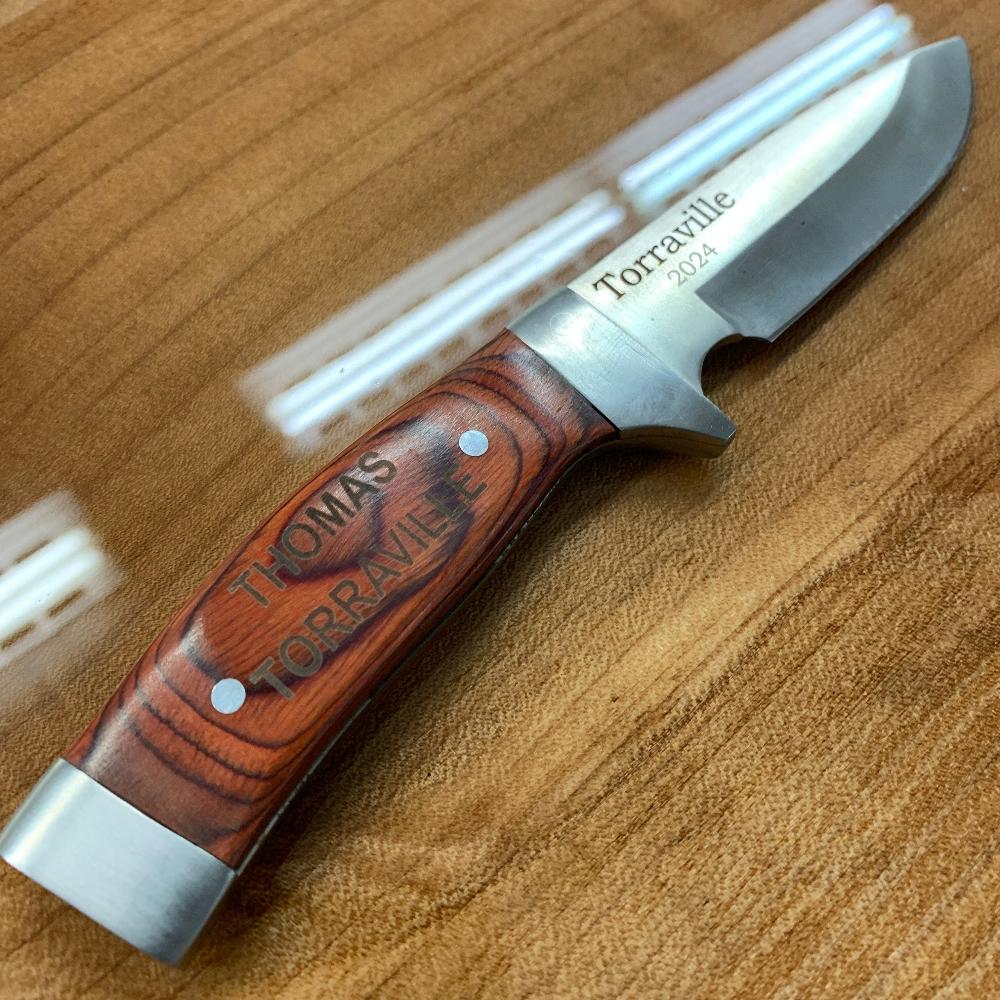 Camping Knife With engraving