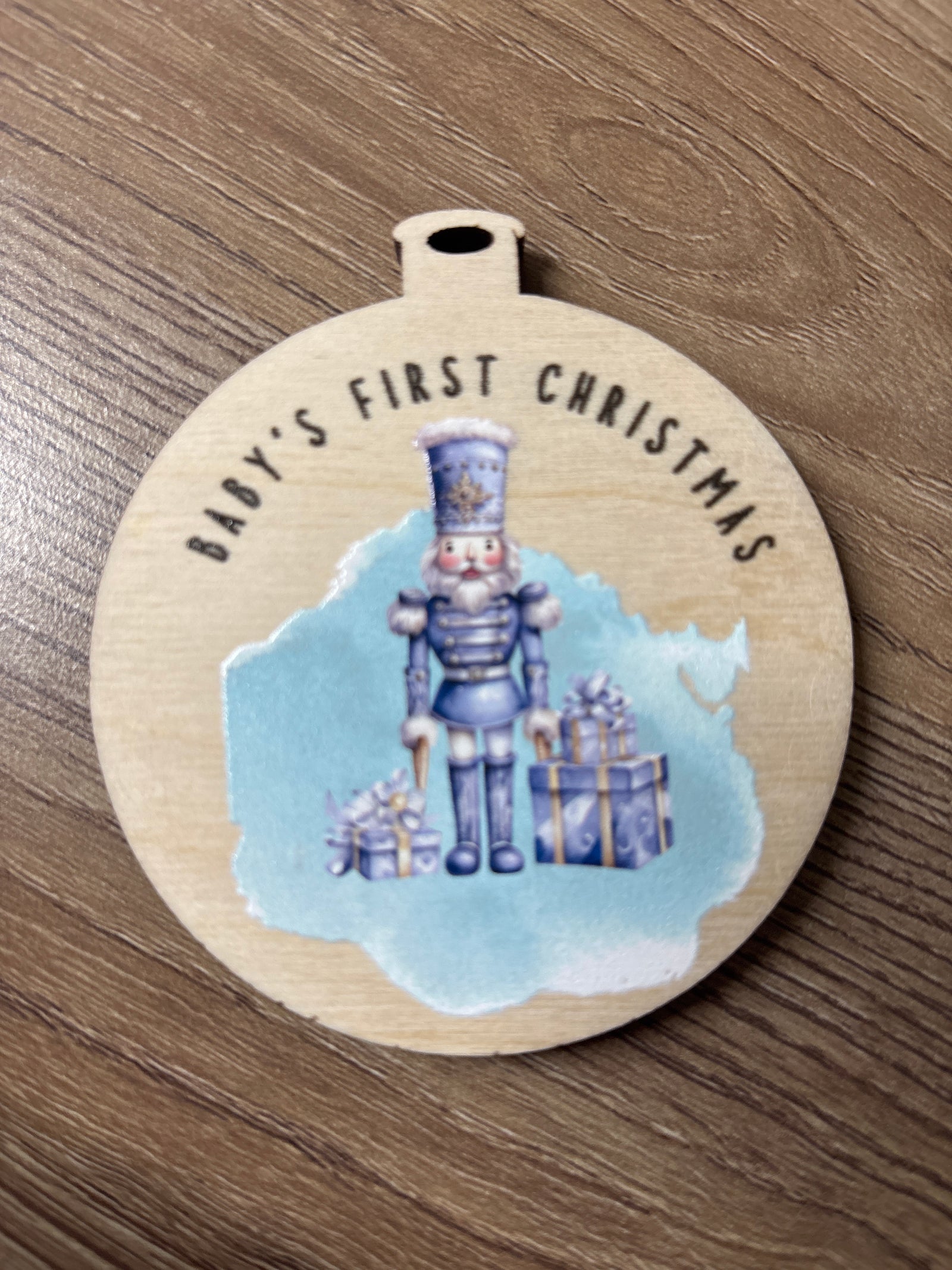 Baby's First Christmas Nutcracker Ornament