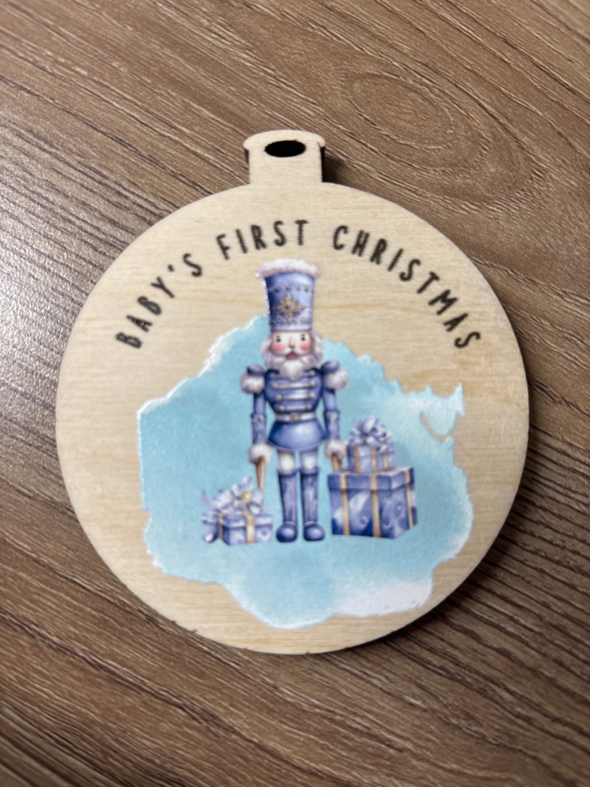 Baby's First Christmas Nutcracker Ornament