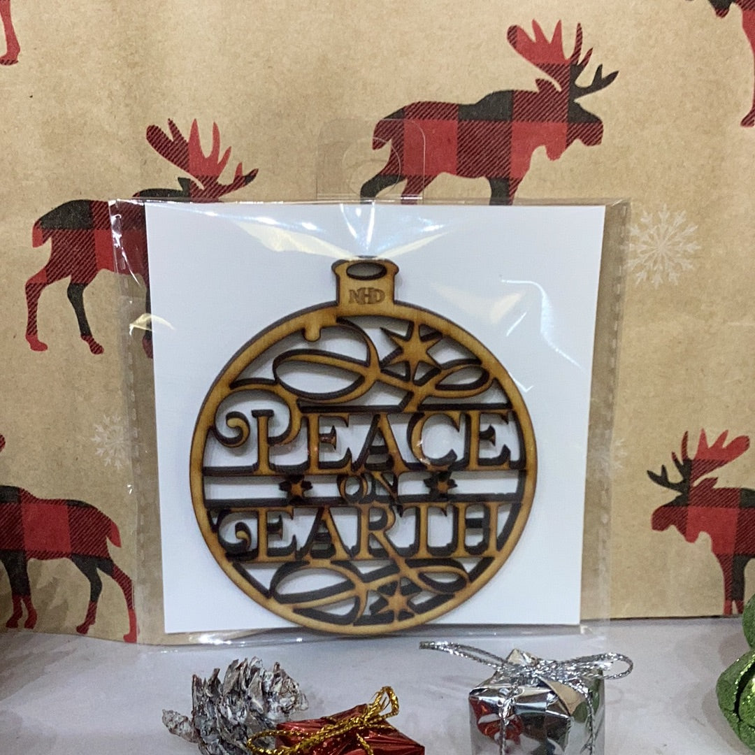 Peace on Earth Ornament