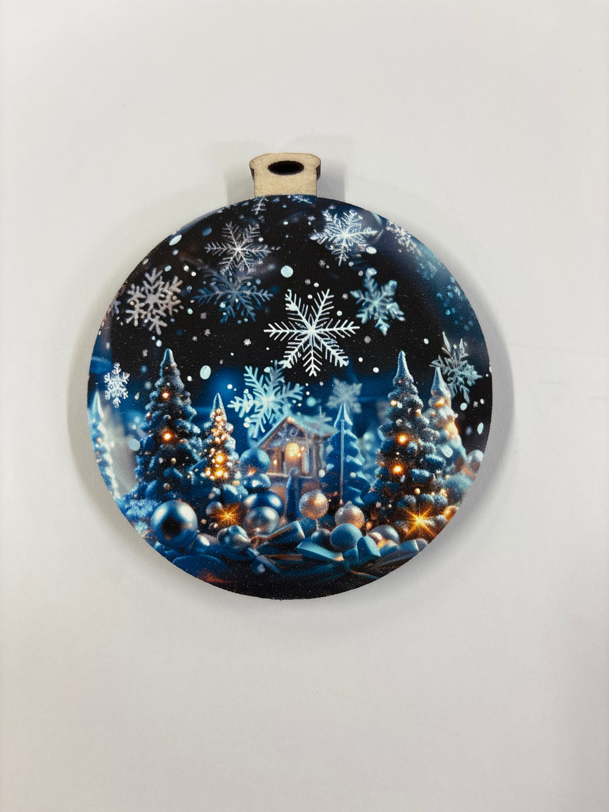 Blue Christmas SG Ornament