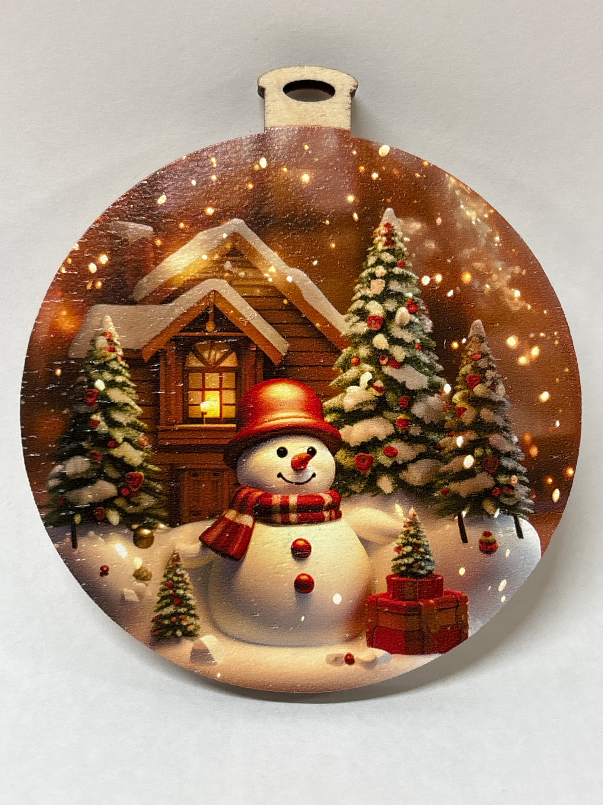 Snowman with Gifts SG Ornament