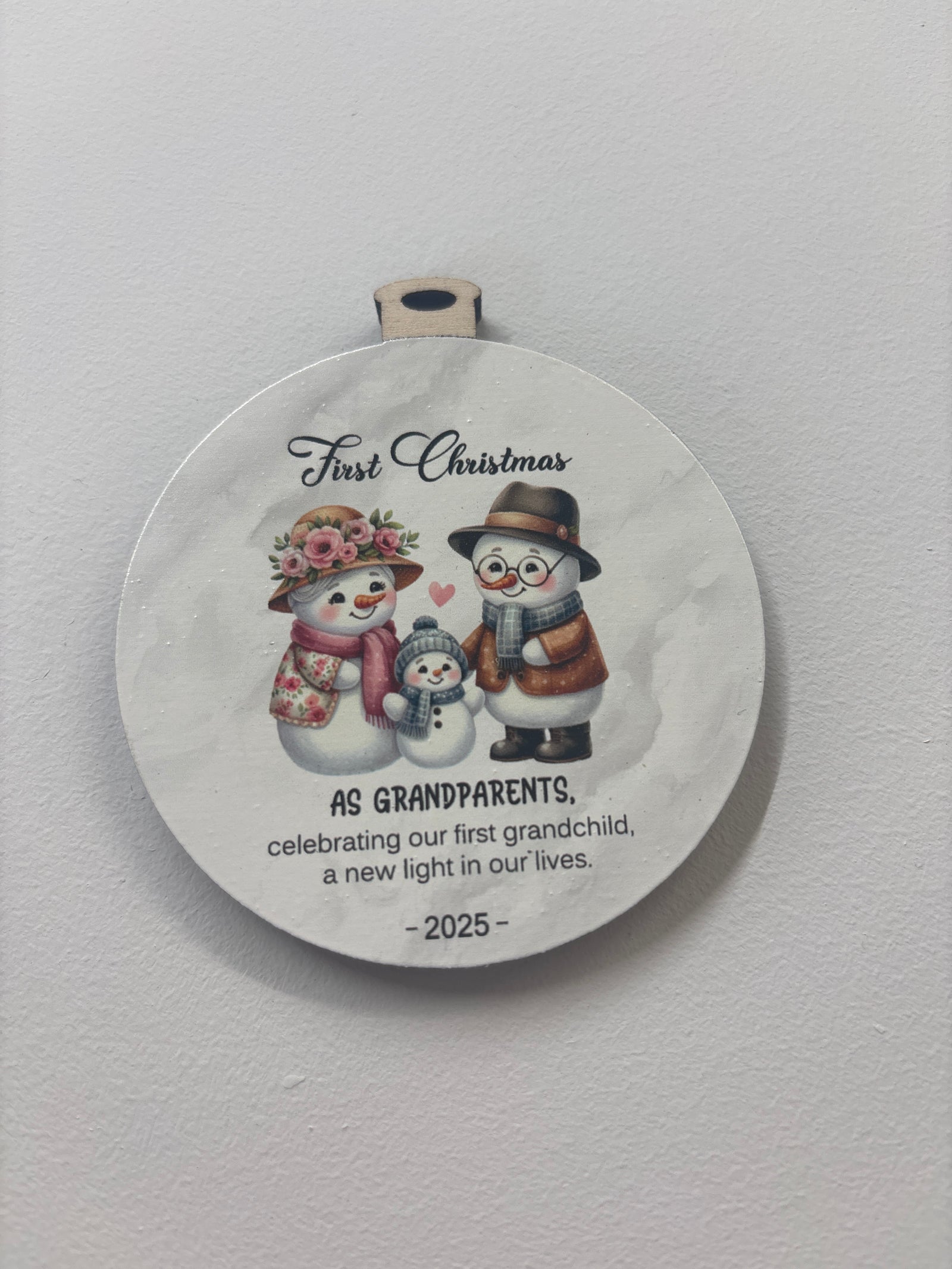 Grandparents First Christmas Ornament