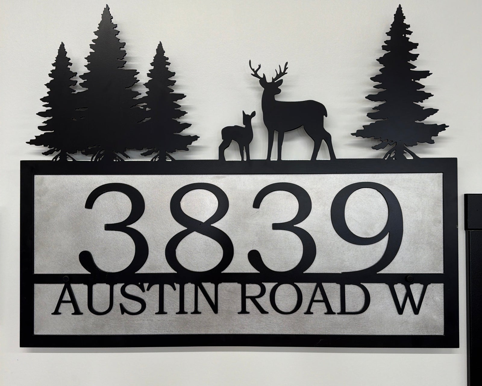 Nature View Address Sign