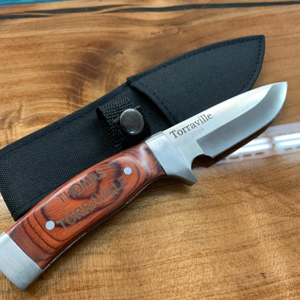 Camping Knife With engraving