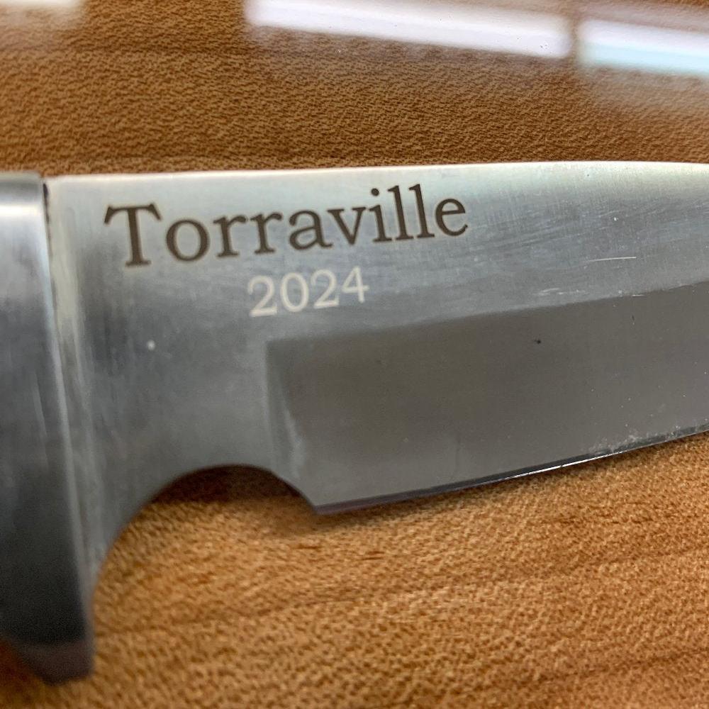Camping Knife With Engraving