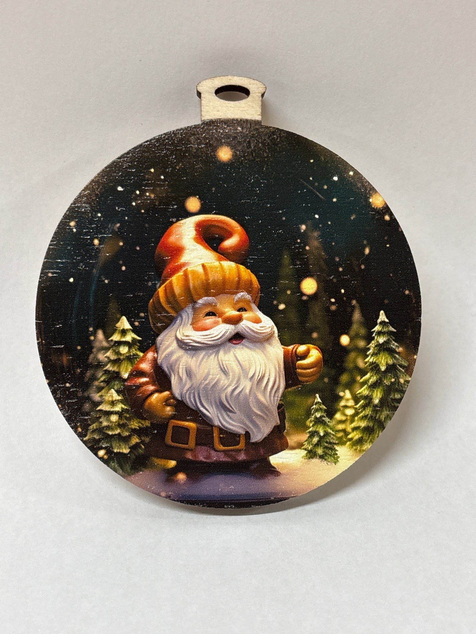 Santa Gnome SG Ornament