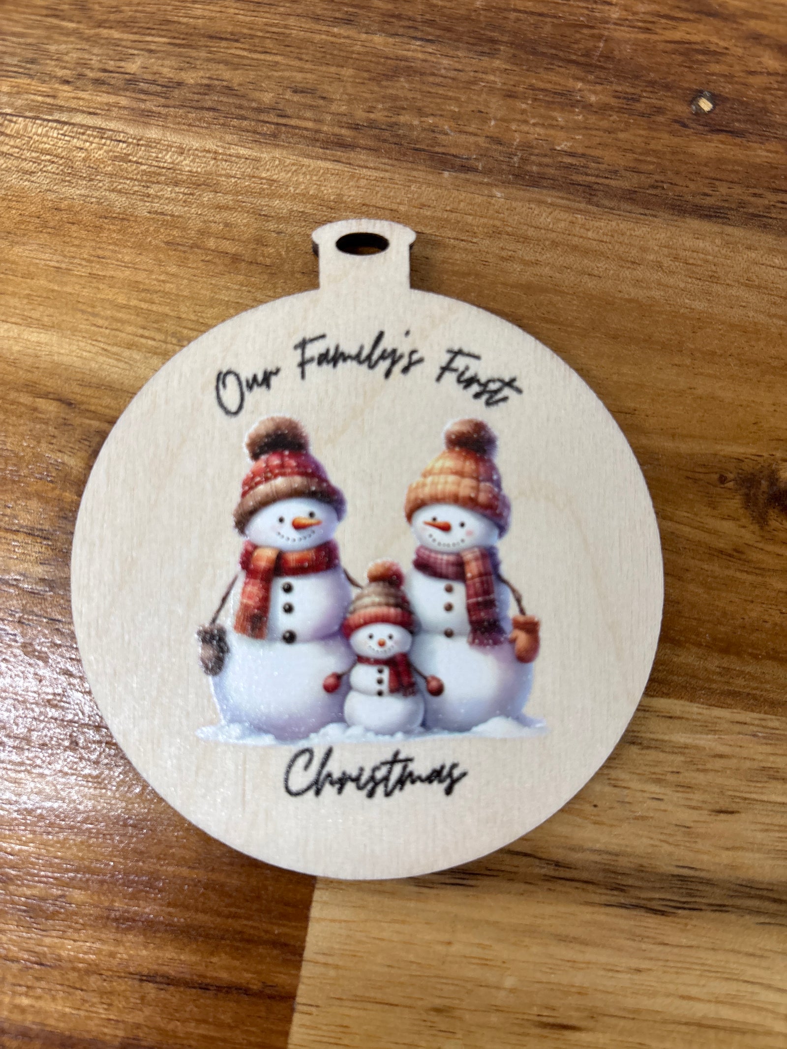 Our Family's First Christmas Ornament