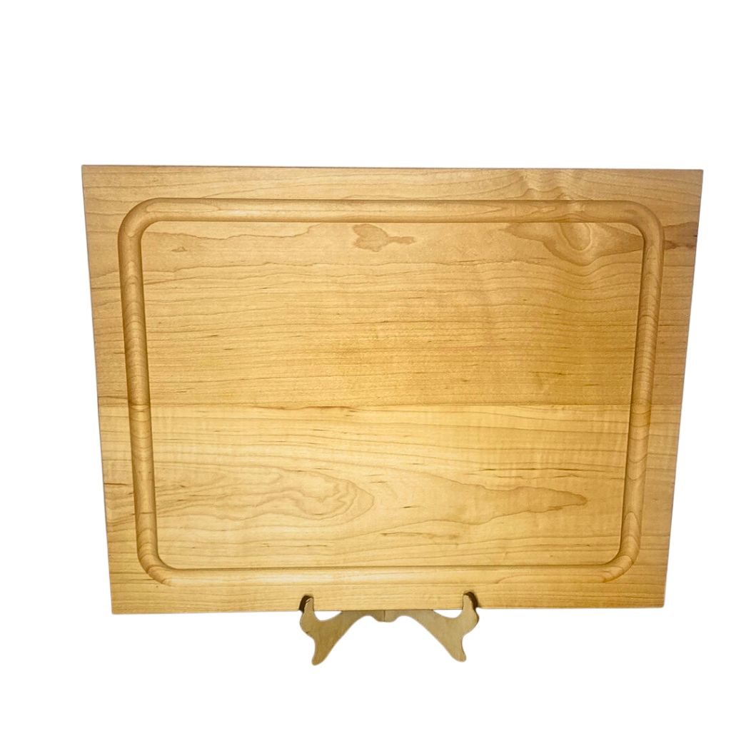 Maple Cutting Board with Grooves
