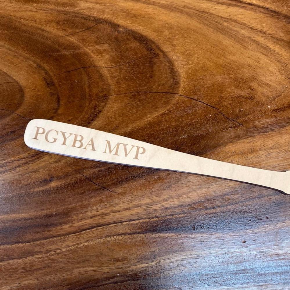 Baseball bat Trophy - Northern Heart Designs