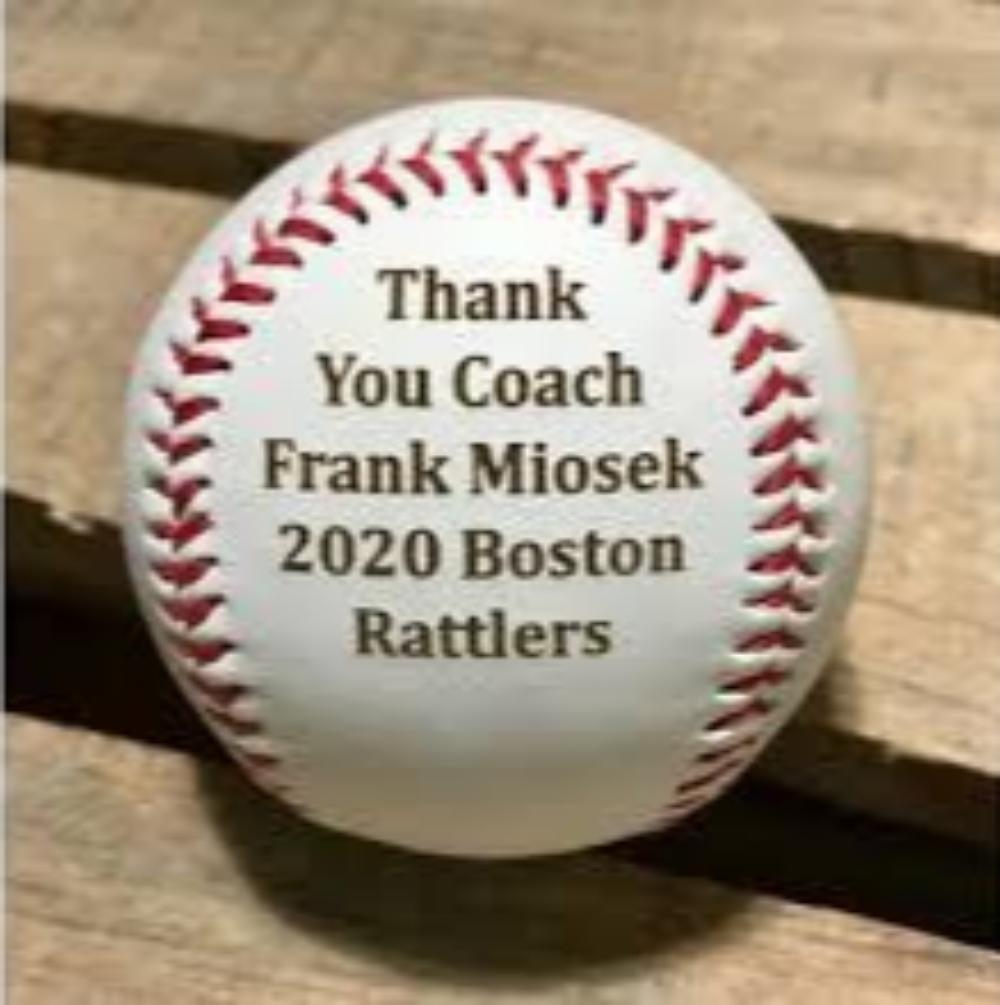 Baseball engraving - Northern Heart Designs