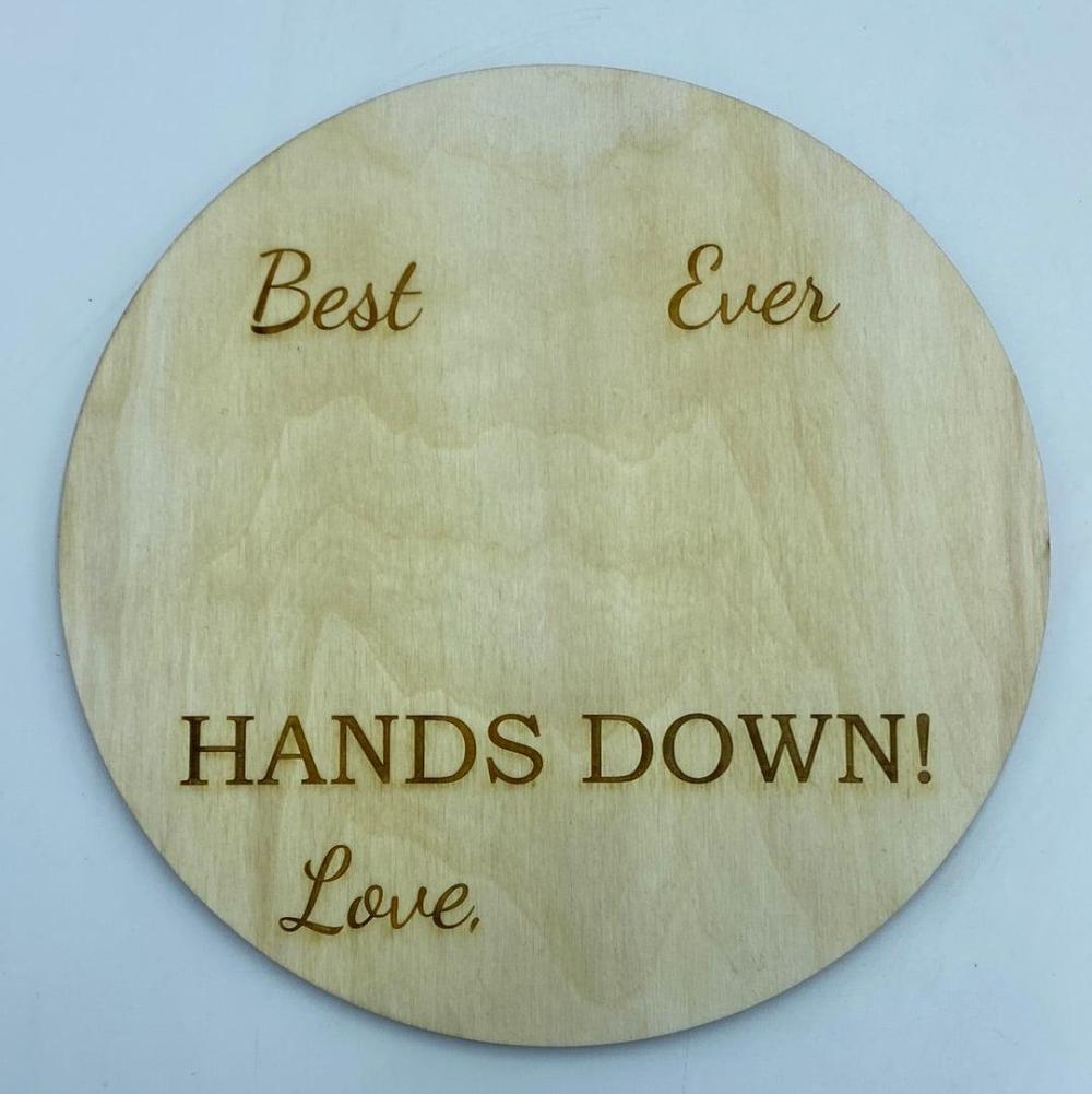 Best Dad Ever Hands Down - Northern Heart Designs